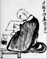 Qi Baishi portrait d’un Shih Tao vieille Chine à l’encre